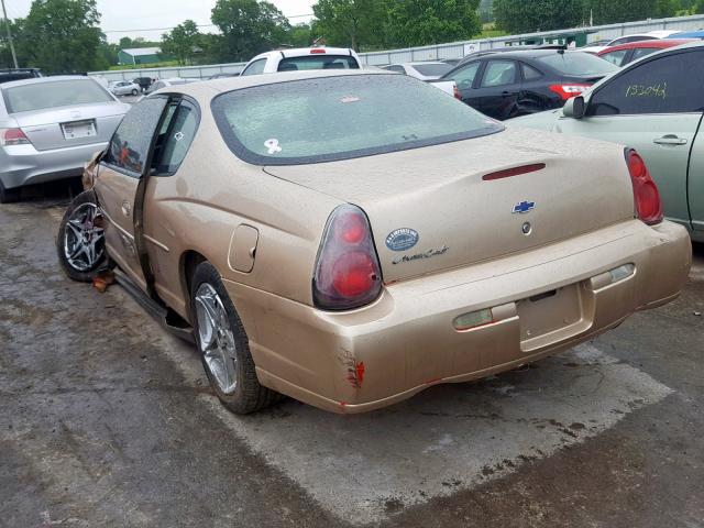 2G1WW12E649171248 - 2004 CHEVROLET MONTE CARL 金色 照片 3