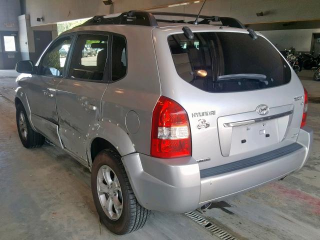 KM8JN72D39U937232 - 2009 HYUNDAI TUCSON SE GRAY photo 3