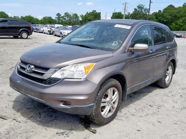 5J6RE3H76BL032474 - 2011 HONDA CR-V EXL CHARCOAL photo 2