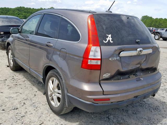 5J6RE3H76BL032474 - 2011 HONDA CR-V EXL CHARCOAL photo 3