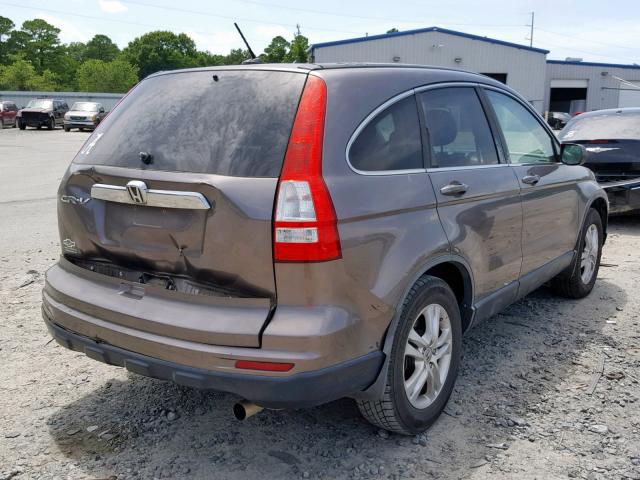 5J6RE3H76BL032474 - 2011 HONDA CR-V EXL CHARCOAL photo 4