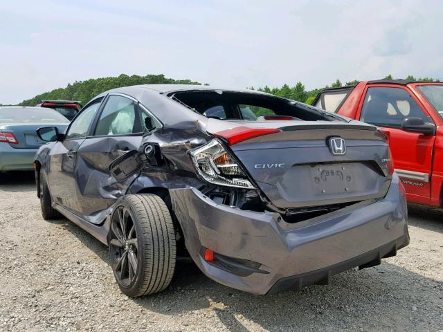 19XFC2F8XKE025542 - 2019 HONDA CIVIC SPOR GRAY photo 3