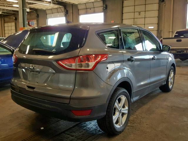 1FMCU0F71EUE52928 - 2014 FORD ESCAPE S GRAY photo 4