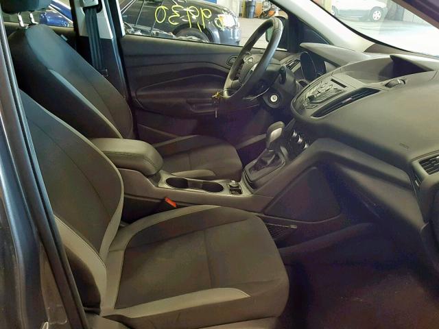 1FMCU0F71EUE52928 - 2014 FORD ESCAPE S GRAY photo 5