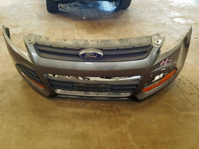 1FMCU0F71EUE52928 - 2014 FORD ESCAPE S GRAY photo 9