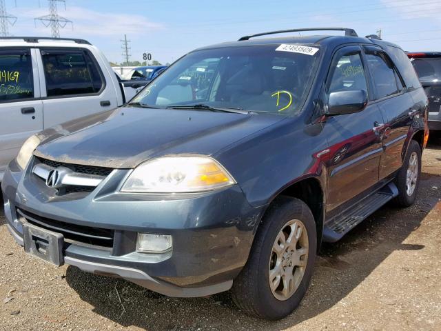 2HNYD18664H554421 - 2004 ACURA MDX TOURIN GRAY photo 2