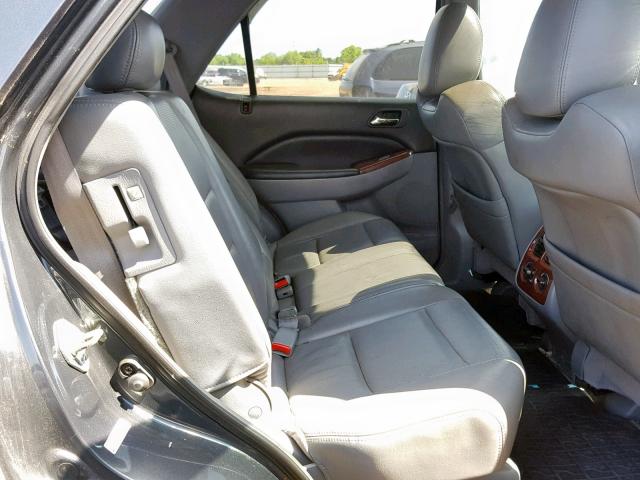 2HNYD18664H554421 - 2004 ACURA MDX TOURIN GRAY photo 6