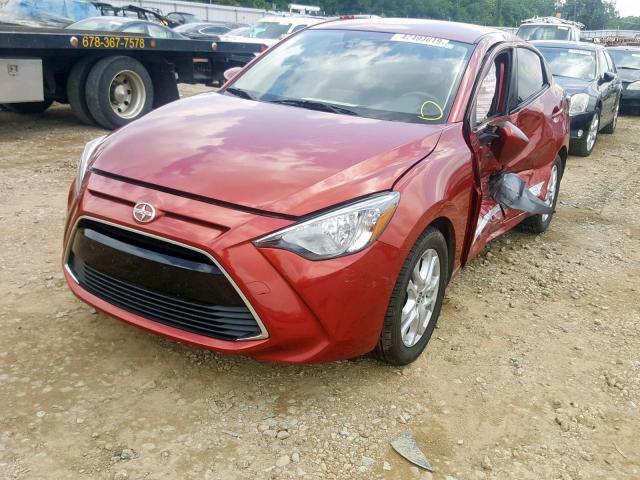 3MYDLBZV0GY133071 - 2016 TOYOTA SCION IA RED photo 2