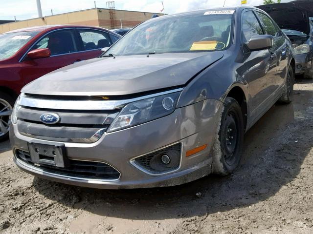 3FAHP0JA2CR126506 - 2012 FORD FUSION SEL GRAY photo 2