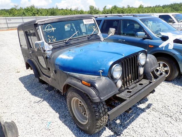 J8F83AA034901 - 1978 JEEP CJ-5 BLUE photo 1