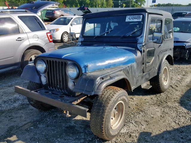 J8F83AA034901 - 1978 JEEP CJ-5 BLUE photo 2