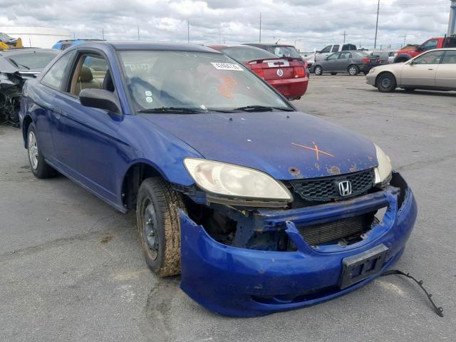 1HGEM22164L061175 - 2004 HONDA CIVIC DX V WHITE photo 1