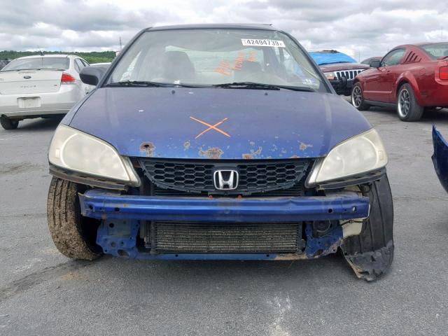 1HGEM22164L061175 - 2004 HONDA CIVIC DX V WHITE photo 10