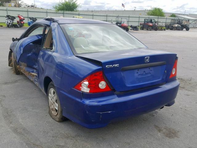 1HGEM22164L061175 - 2004 HONDA CIVIC DX V WHITE photo 3