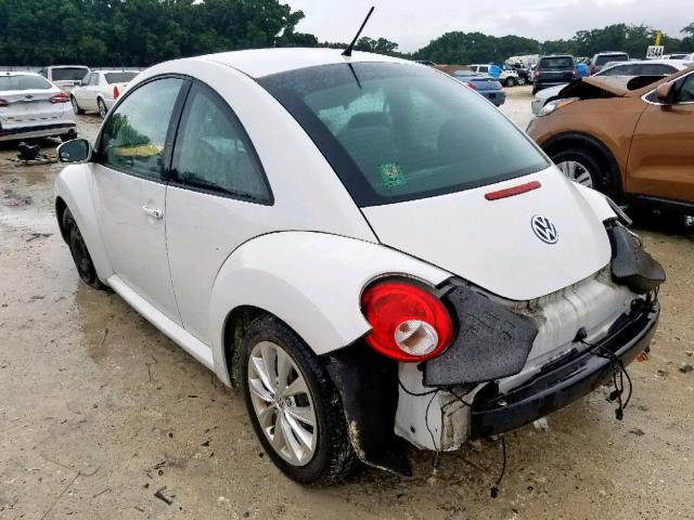 3VWPW3AG8AM007803 - 2010 VOLKSWAGEN NEW BEETLE თეთრი ფოტო 3