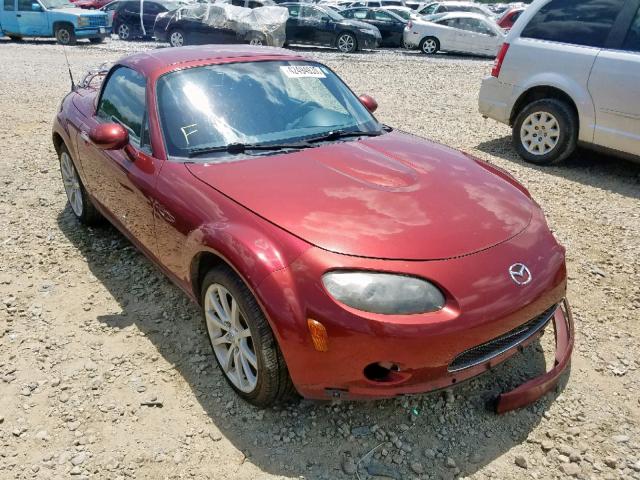 JM1NC26F370137786 - 2007 MAZDA MX-5 MIATA RED photo 1