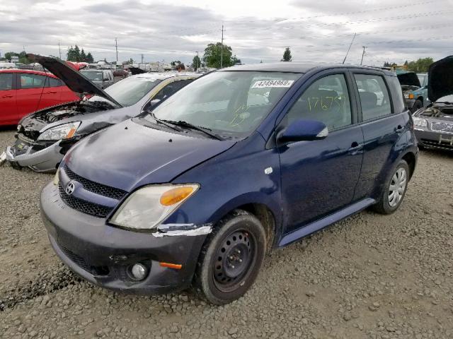 JTKKT624865021377 - 2006 TOYOTA SCION XA BLUE photo 2