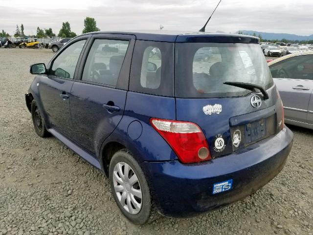 JTKKT624865021377 - 2006 TOYOTA SCION XA BLUE photo 3