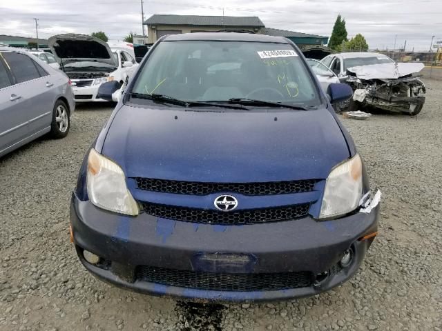 JTKKT624865021377 - 2006 TOYOTA SCION XA BLUE photo 9