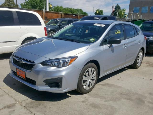 4S3GTAA69K3713821 - 2019 SUBARU IMPREZA SILVER photo 2