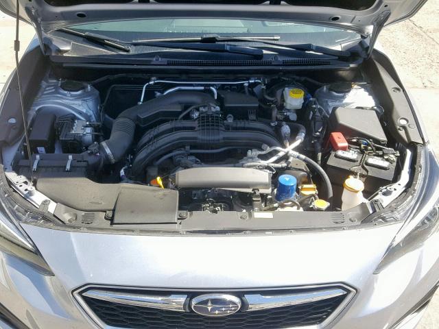 4S3GTAA69K3713821 - 2019 SUBARU IMPREZA SILVER photo 7