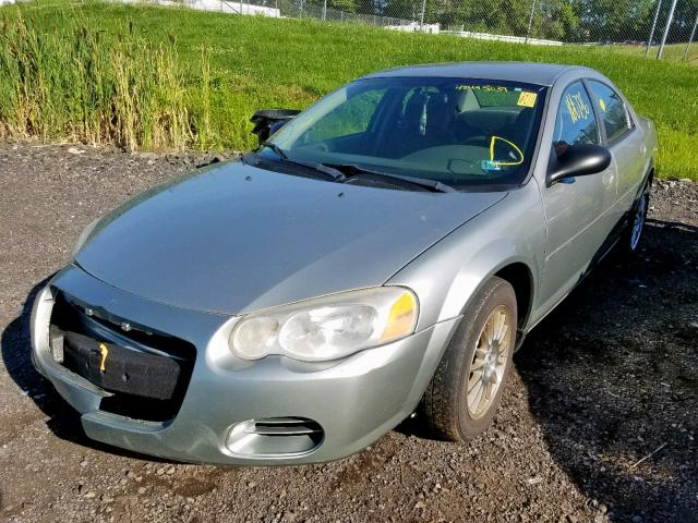 1C3EL56R15N501798 - 2005 CHRYSLER SEBRING TO SILVER photo 2