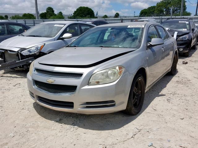 1G1ZH57B98F185140 - 2008 CHEVROLET MALIBU 1LT 银色 照片 2