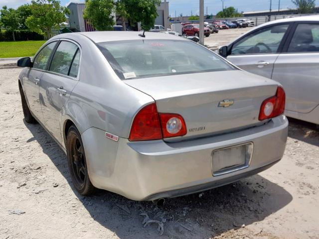 1G1ZH57B98F185140 - 2008 CHEVROLET MALIBU 1LT 银色 照片 3