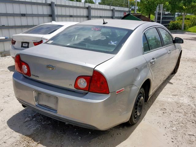 1G1ZH57B98F185140 - 2008 CHEVROLET MALIBU 1LT 银色 照片 4
