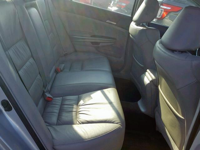 1HGCP36898A011626 - 2008 HONDA ACCORD EXL SILVER photo 6