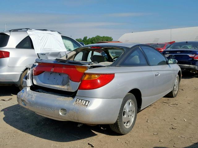 1G8ZY12762Z187320 - 2002 SATURN SC2 SILVER photo 4