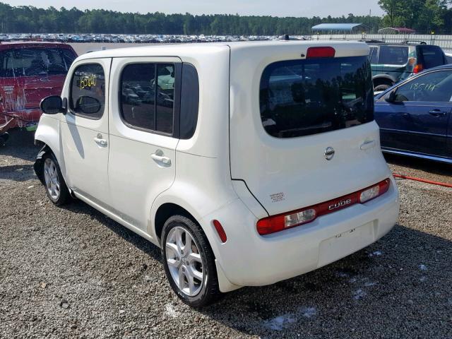 JN8AZ2KR1AT151810 - 2010 NISSAN CUBE BASE WHITE photo 3