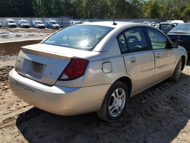 1G8AL52F24Z120985 - 2004 SATURN ION LEVEL GOLD photo 4