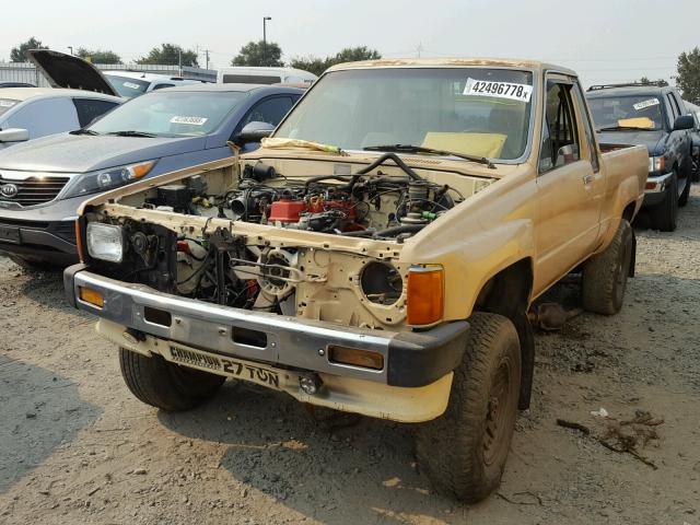 JT4RN67P1J8009291 - 1988 TOYOTA PICKUP XTR TAN photo 2