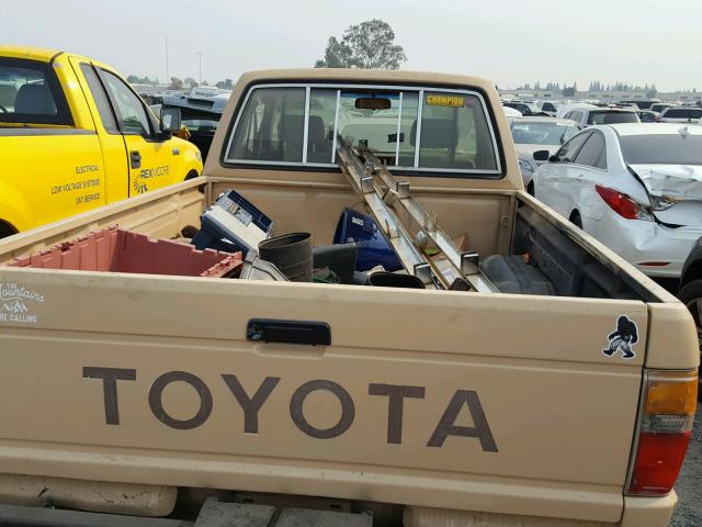 JT4RN67P1J8009291 - 1988 TOYOTA PICKUP XTR TAN photo 6