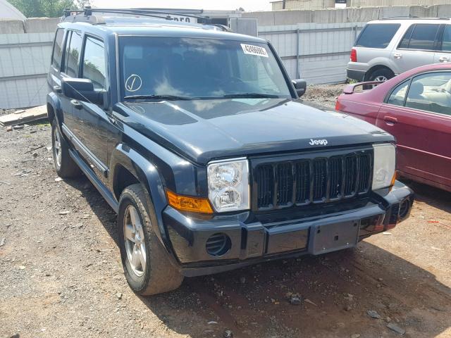 1J8HG48K56C365334 - 2006 JEEP COMMANDER BLACK photo 1