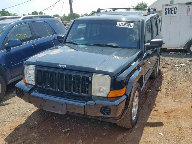 1J8HG48K56C365334 - 2006 JEEP COMMANDER BLACK photo 2