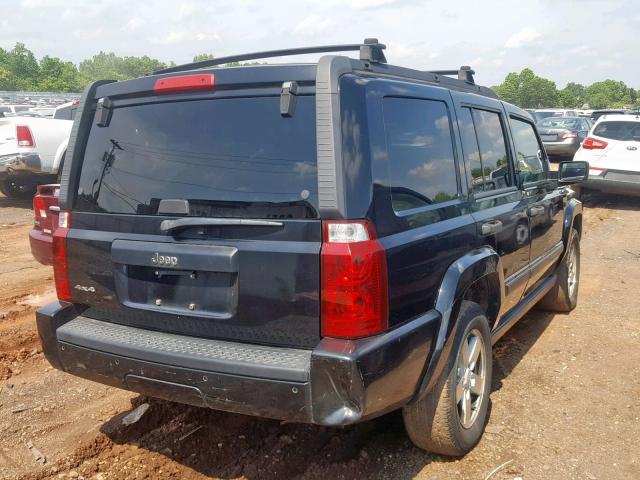 1J8HG48K56C365334 - 2006 JEEP COMMANDER BLACK photo 4