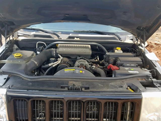 1J8HG48K56C365334 - 2006 JEEP COMMANDER BLACK photo 7