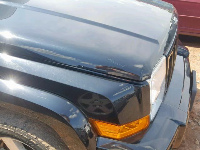 1J8HG48K56C365334 - 2006 JEEP COMMANDER BLACK photo 9