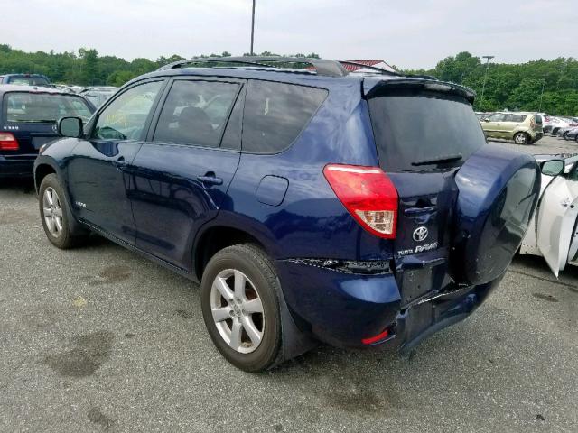 JTMBK31V076024109 - 2007 TOYOTA RAV4 LIMIT BLUE photo 3