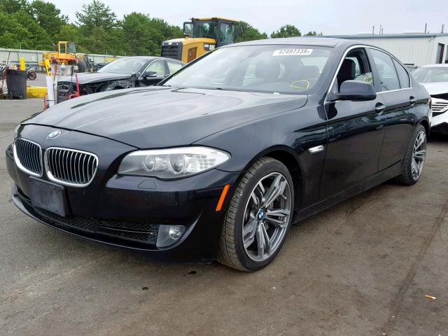 WBAFU7C51DDU68362 - 2013 BMW 535 XI BLACK photo 2