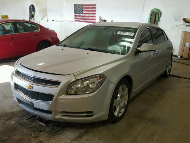 1G1ZC5E05CF265253 - 2012 CHEVROLET MALIBU 1LT SILVER photo 2