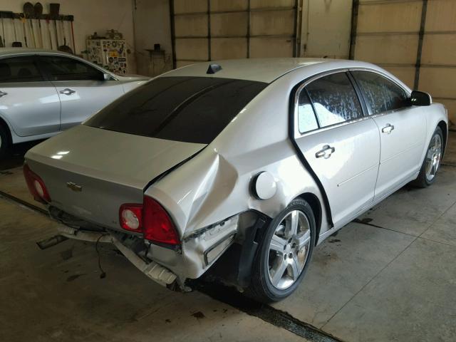 1G1ZC5E05CF265253 - 2012 CHEVROLET MALIBU 1LT SILVER photo 4