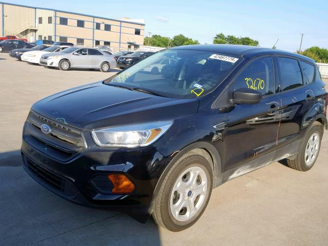 1FMCU0F71HUC65130 - 2017 FORD ESCAPE S BLACK photo 2