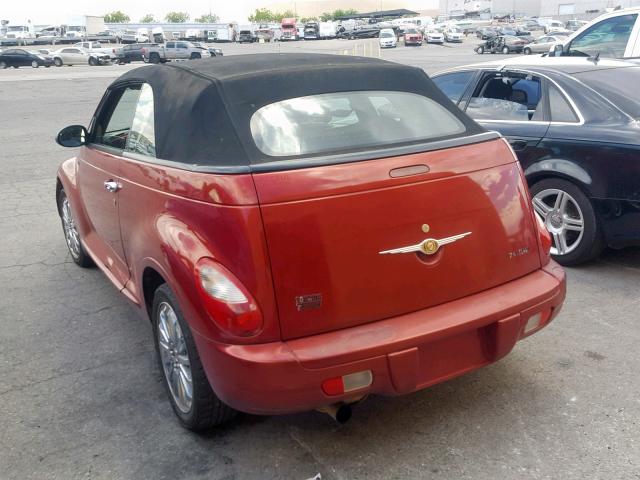 3C3HY55E16T262512 - 2006 CHRYSLER PT CRUISER RED photo 3