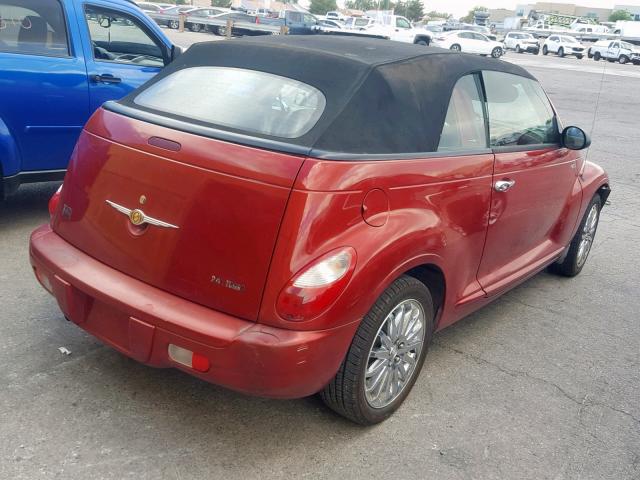 3C3HY55E16T262512 - 2006 CHRYSLER PT CRUISER RED photo 4