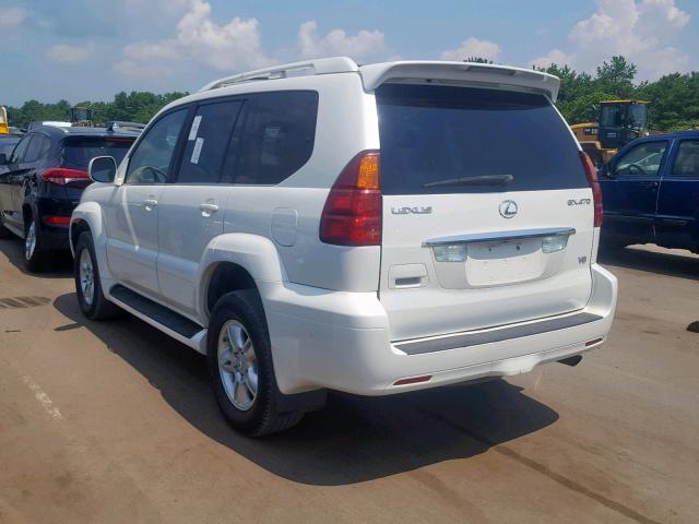 JTJBT20X250090068 - 2005 LEXUS GX 470 WHITE photo 3