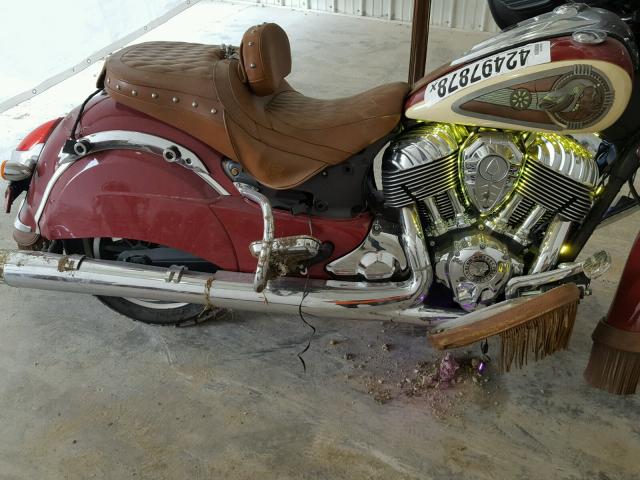 56KTRAAA3G3339161 - 2016 INDIAN MOTORCYCLE CO. ROADMASTER RED photo 7