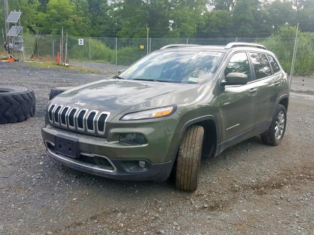 1C4PJMDX6JD619402 - 2018 JEEP CHEROKEE L GREEN photo 2